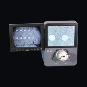 dual_magnification fiber optic bench microscope